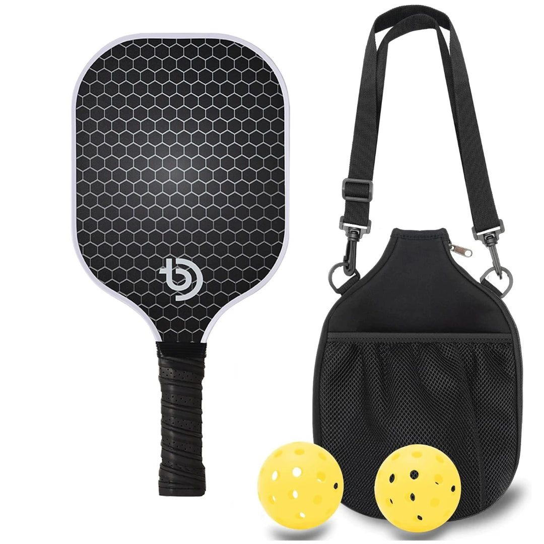 Pickleball Paddles Set-Graphite Glass Fiber Usapa Approved Lightweight Racquets Set Indoor and Outdoor Exercise For All Ages