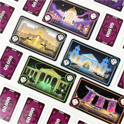 LAS VEGAS Board game cards Multiplayer casual gathering game Chinese English version