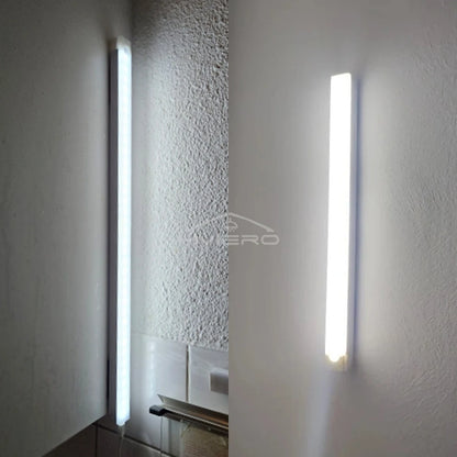 Motion Sensor Night Lights Wireless LED Cabinet Lamps USB Rechargeable Magnetic For Wardrobe Room Closet Kitchen Aisle lighting