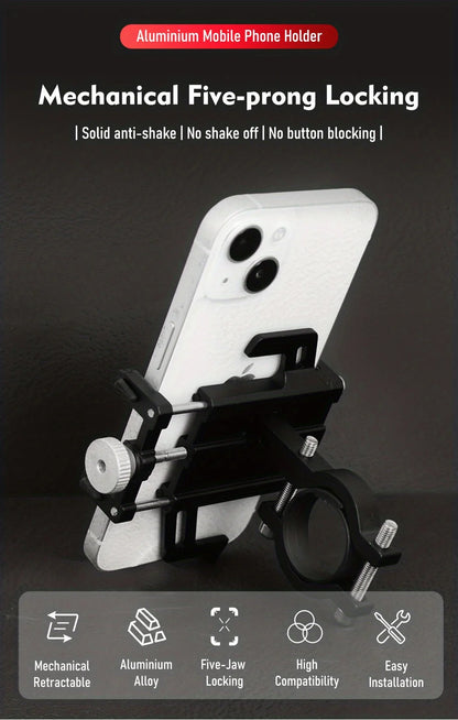 ThinkRider Bicycle Mobile Phone Rack Aluminum Mountain Road Car Navigation Takeout Rider Driving Special Support