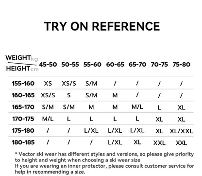VECTOR Men and Women Splicing Skiing Skiing Top Waterproof Windproof Warm Durable Indoor and Outdoor Skiing Snowboard Jacket