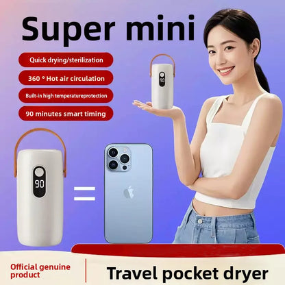 Portable Clothes Dryer Compact Electric Drying Machine for Home Foldable Clothes Dryer Convenient clothing drying in dormitories