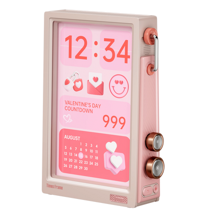 Divoom Times Frame Smart HD Screen | 10.1" DIY Digital Clock | Crypto Stocks Weather Calendar | Tech Gift Desk SetupPicture FramesGoWisse.com