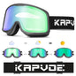 KAPVOE Sale OTG Photochromic Ski Snowboard Goggles Women Men Outdoor Sports Skiing Eyewear UV 400 Winter Snow Protection Glasses