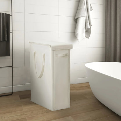 1PC Laundry Basket With Wheels And Lid,Closed Laundry Hamper,Suitable For Bedrooms,Bathtubs,Laundry,Dormitories