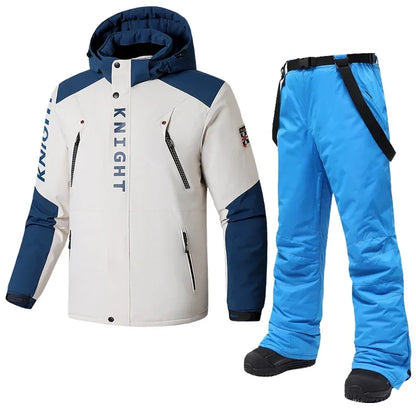 Fleece Ski Jackets and Pants, Good Quality L-8XL Windproof WaterProof.
