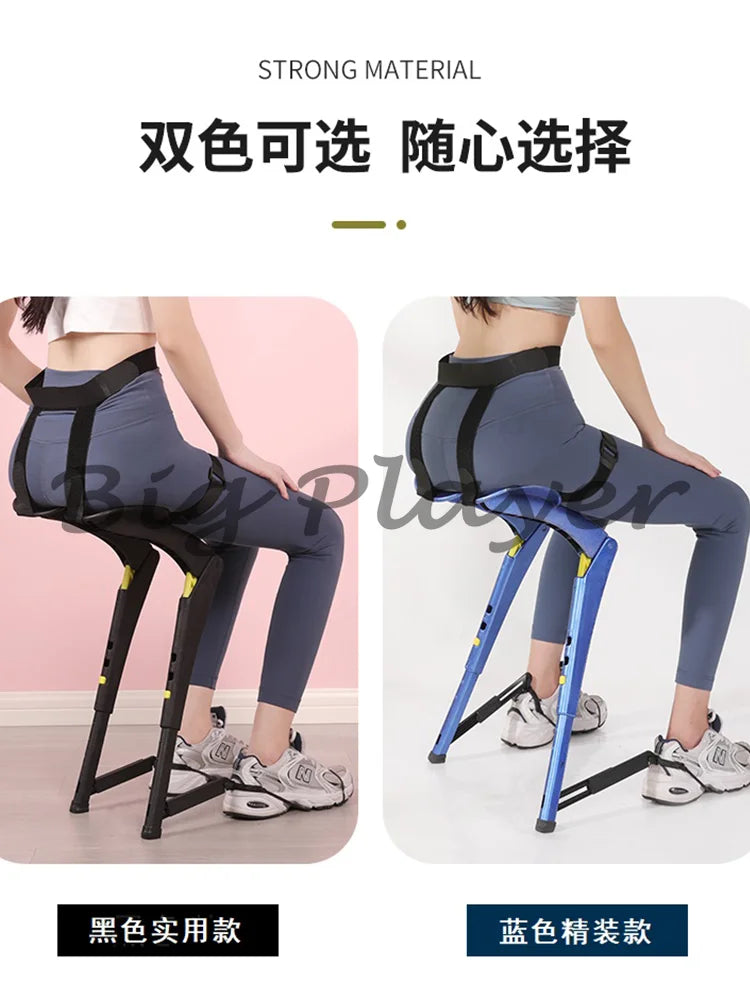 Invisible Folding Stool Seat, Fishing, Stand Guard Outdoor