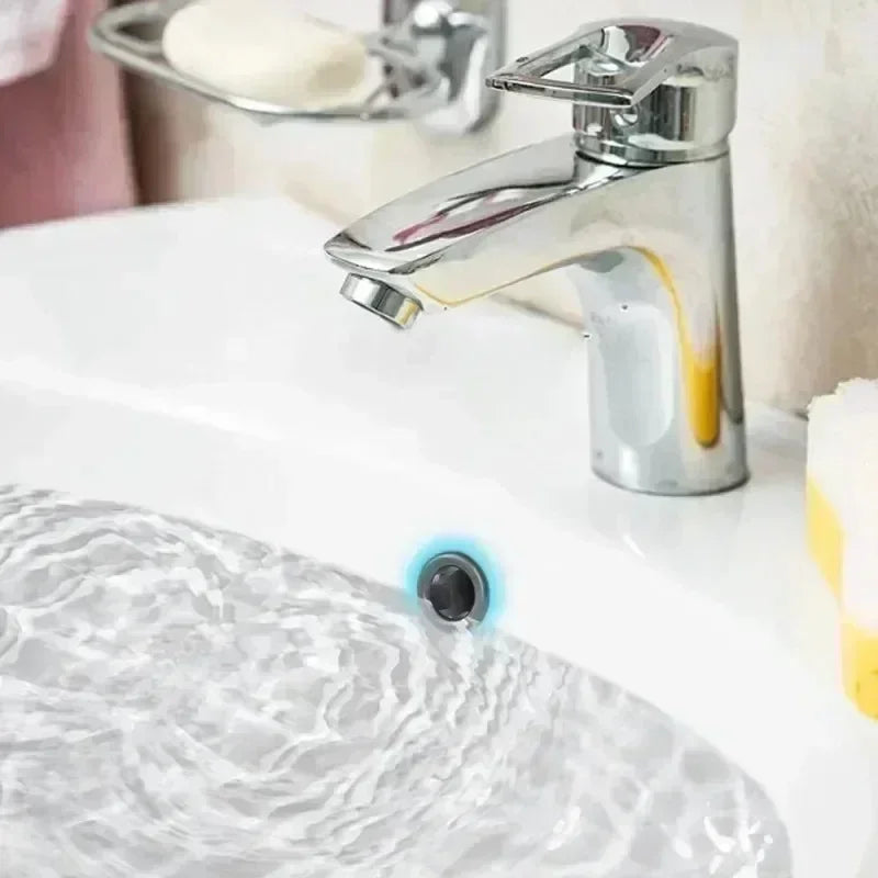 24/1Pcs Faucet Wash Basin Overflow Ring Sink Overflow Cover Home Kitchen Bathroom Basin Trim Bath Sink Round Hollow Ring Plug