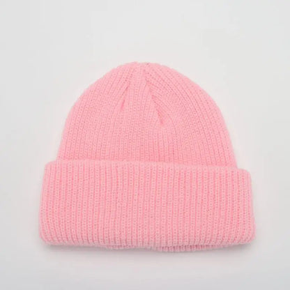 Winter Warm Beanies Casual Short Thread Hip Hop Hat Adult Men Female Knitted Skull Cap Elastic Unisex