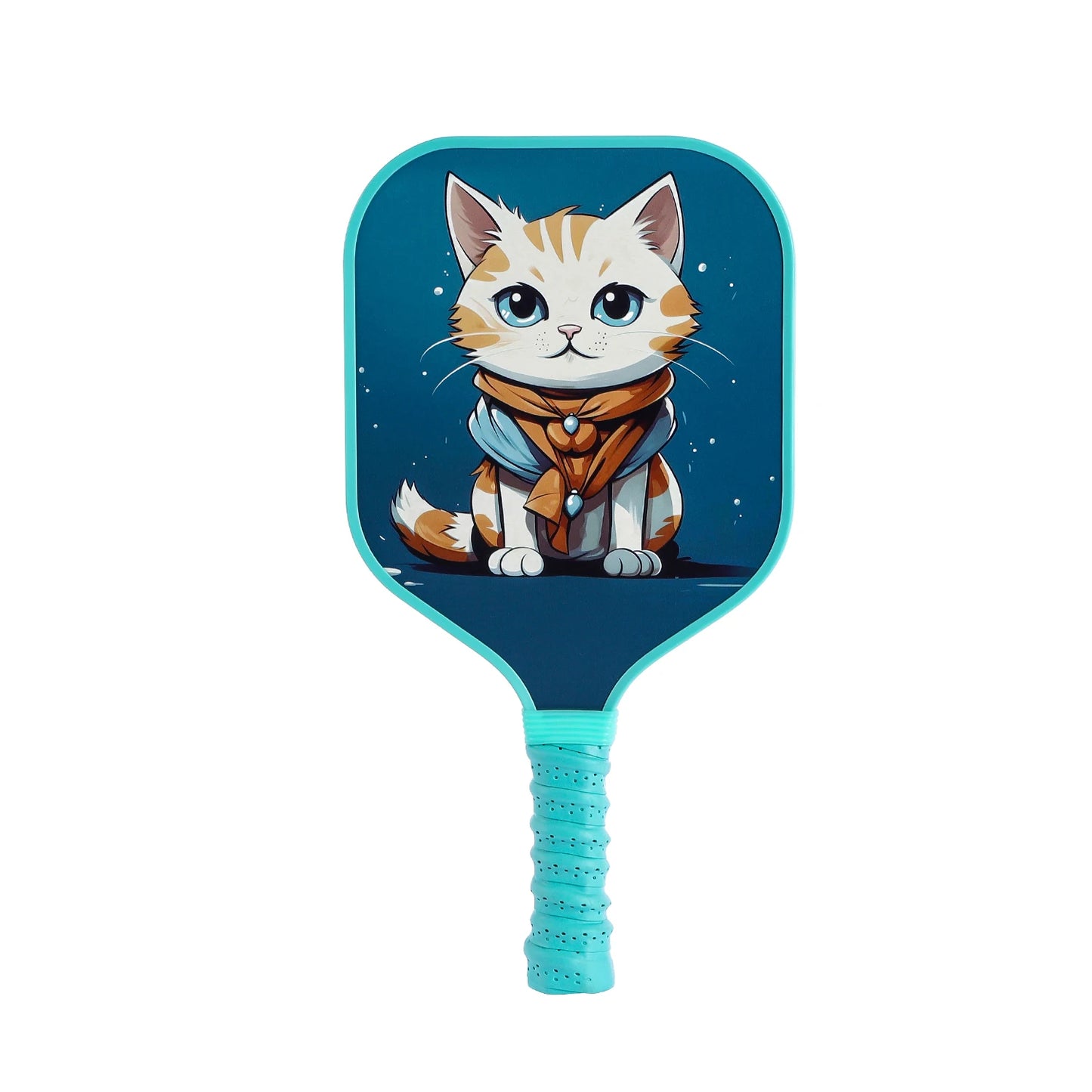 Kid Pickleball Paddle Little Mermaid Astronaut Galaxy Pickleball Paddle Lightweight Honeycomb Core Pickleball Gifts for Children