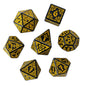 DND Celtic Knot Dice with Unique D4 7Pcs/Set New Pattern D4- D20 Polyhedral Dice for Role Playing Board Game D&D Tabletop Games