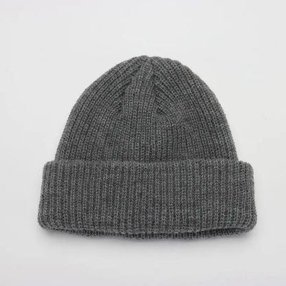 Winter Warm Beanies Casual Short Thread Hip Hop Hat Adult Men Female Knitted Skull Cap Elastic Unisex