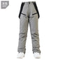 Women's and Men's Ski Pants Windproof Waterproof Snowboarding Pants Winter Outdoor Warm Snow Sports Pants Men Women Skiing