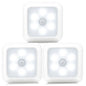 LED Night Light Smart Motion Sensor Night Light 3A Battery-powered Bedside Lamp Closet Bedroom Hallway Staircase Lighting
