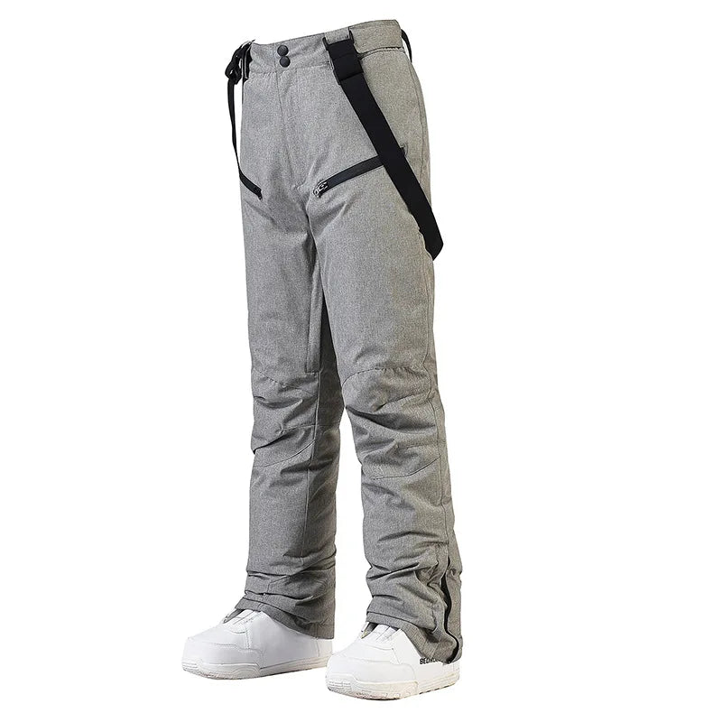 Women's and Men's Ski Pants Windproof Waterproof Snowboarding Pants Winter Outdoor Warm Snow Sports Pants Men Women Skiing