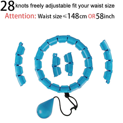 32/24/28 Section Adjustable Sport Hoops Abdominal Waist Exercise Detachable Hoola Massage Fitness Hoop Training Weight Loss