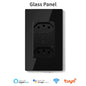 Melery Brazil WiFi Smart Wall Socket USB Tuya Electrical Plug Outlet PC/Glass Panel Alexa Google Home,Whole House Intelligence