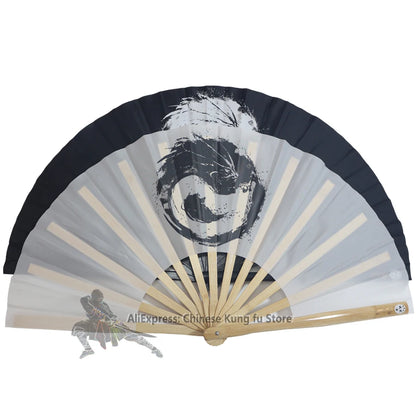 Tai Chi Dragon Bamboo Chinese Tai Chi Fans Kung fu Martial arts Training Fan