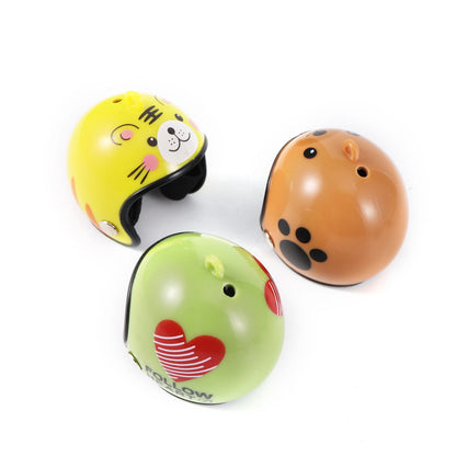 Funny Chicken Helmet Small Bird Duck Quail Hard Hat Headgear Prevent The Chicken From Smash Protect For Hens Head Pet Supplies