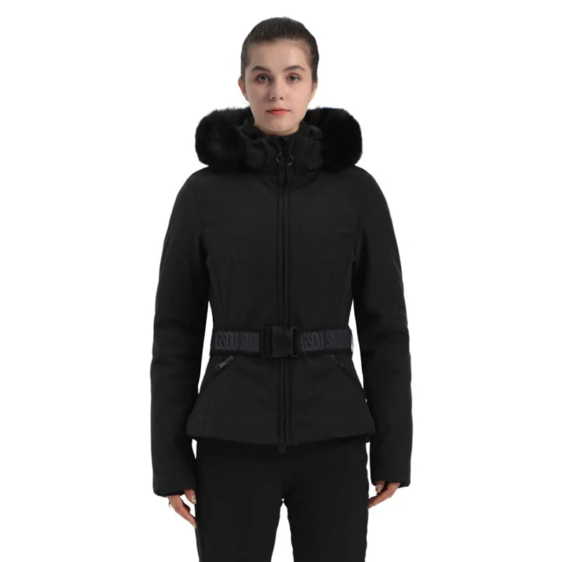 Skiing Jacket 2025 Mountain Snowboard Jackets Winter Hooded Woman Snow Jackets Outdoor Sports Outerwear Windproof Warm Tracksuit