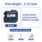 EURANNIT E98 0.5Inch Portable Mini Printer 2.8inch Touchscreen Inkjet Printer Expire Date QR Barcode Logo Label Printing Machine