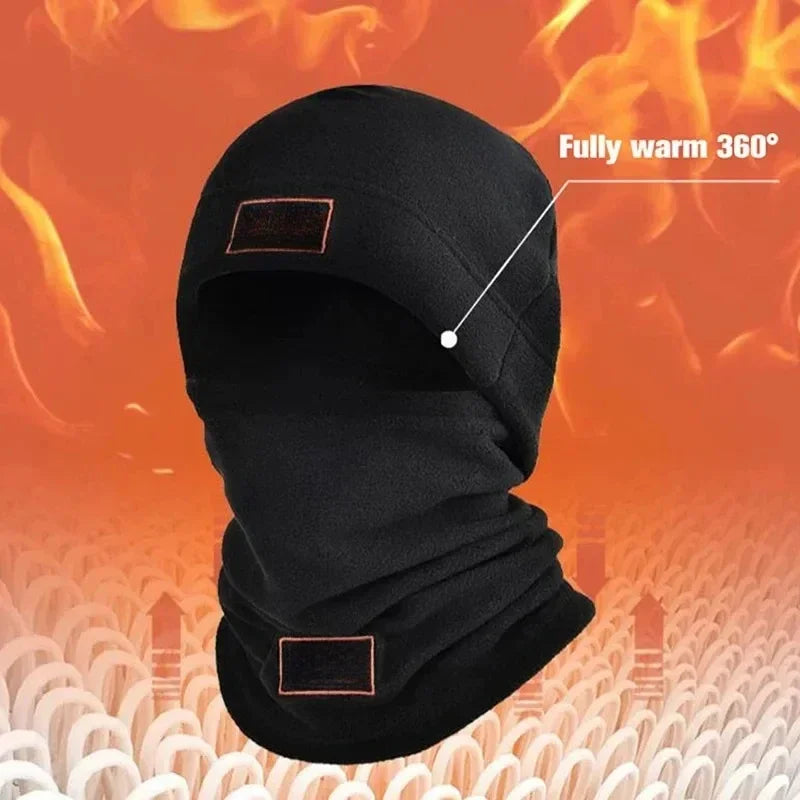 Winter Men Face Mask Neck Warmer Polar Coral Fleece Balaclava Beanies Thermal Head Cover Sports Ski Caps Warm Sets Accessories