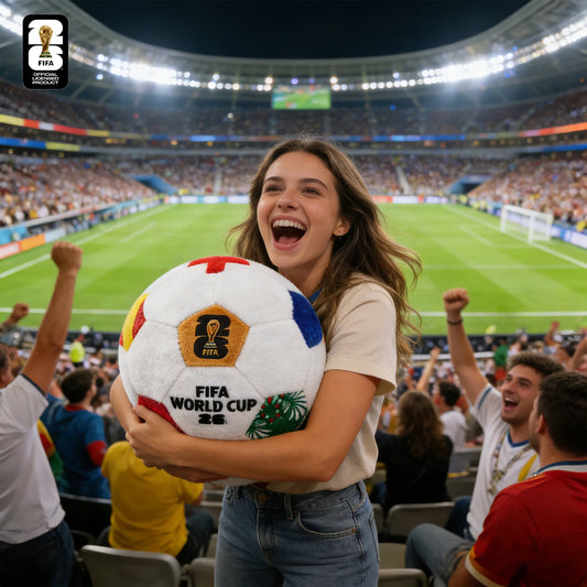 FIFA World Cup 2026 Soccer Ball Throw Pillow Football Style Pillow, 11.8in Trophy Design Cushion for Bedroom Living Room