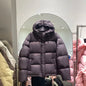 Hooded Down Jacket 2025 New Winter Thickened Down Jackets Women Temperament Women Down Jackets White Duck Down Women's Coat H573