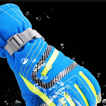 Outdoor Sport  Skiing Gloves Windproof Men Women Kids Winter Warm Ski Gloves Mittens Waterproof Skiing Breathable Air S/M/L/XL