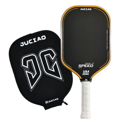 JUCiAO Gen3 Thermoformed T700 Raw Carbon Fiber Pickleball Paddle For Power & Spin (16MM)