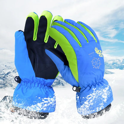 Outdoor Sport  Skiing Gloves Windproof Men Women Kids Winter Warm Ski Gloves Mittens Waterproof Skiing Breathable Air S/M/L/XL