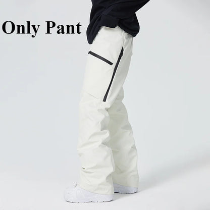 Snow Trousers 2025 Outdoor Sports Snowboard Wear Winter Warm Loose Ski Pants Windproof Waterproof Skiing Pants Women Men Clothes