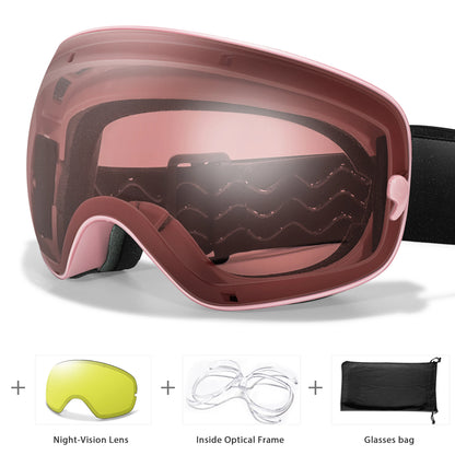 Classics Ski Goggles Double Layers Anti-fog Big Ski Glasses UV400 Skiing Mask Snowboard Men Women Winter Sports Snow Goggles