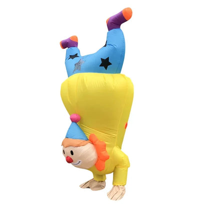 custom Adult Sumo Ballet Clown Inflatable Costumes Purim Halloween Christmas Anime Cosplay Costume Scary Mascot Party Dress ZML