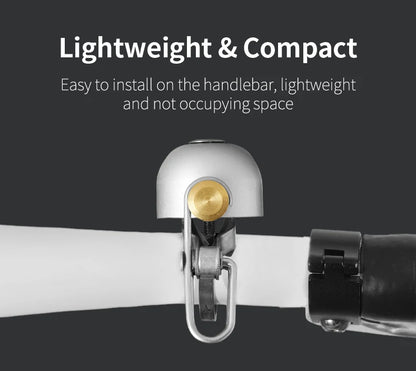 ROCKBROS Steel Copper MTB Bike Ordinary Bell Clearly Sounds Riding Bike Safety Horn Ultralight Cycling Bell Bicycle Accessories