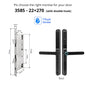 Waterproof TTLock Outdoor Gate Fingerprint Bluetooth APP RFID Code Keyless Electronic Smart Door Lock for Glass Aluminum Sliding