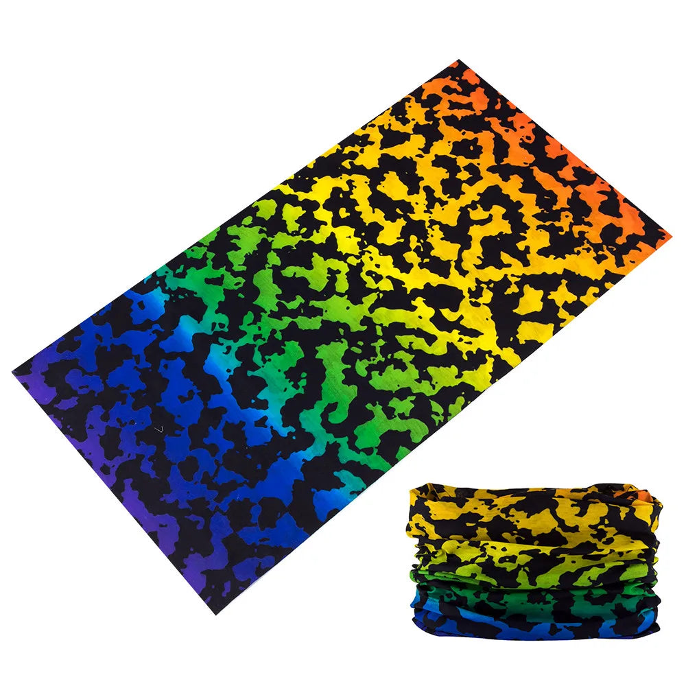 2024 Summer Cycling Bandanas Bicycle Mask For Woman Man Elastic Breathable Motorcycle Balaclava Headband Neck Scarf Turban