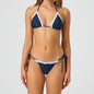 Yiiciovy Sexy Micro Bikini Set Women 2-Piece Brazilian Swimsuit Dot Halter Push Up Strap Thong Swimwear Female Bathing Suit