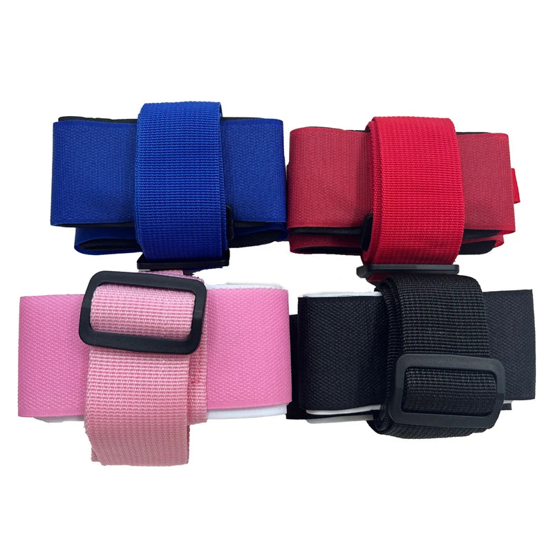New Skiing Pole Shoulder Hand Carrier Lash Handle Straps Adjustable Buck Hook Loop Protecting Black Nylon Ski Handle Strap Bag
