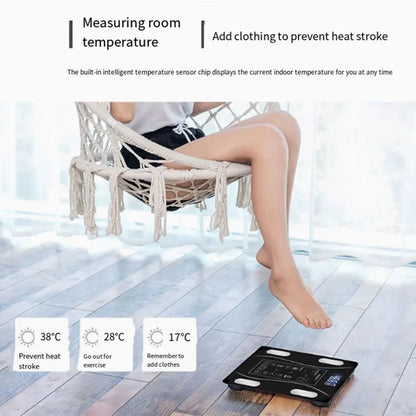 Electronic Scale Smart Bluetooth Weighing Human Charging Simple Weight Scale Weighing Household Fat Body Fat Measurement Scale