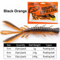 15PCS Floating Soft Shrimp Fishing Bait 5/6/7CM NED Rig Wobbler Shrimp Swim Lure Jig Salt Silicone Swimbait with Fish Attractant