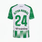 2026/27Men Green White Striped Soccer Jersey Short Sleeve Quick Dry Football Shirt Breathable Sports Shirt Team Training Uniform