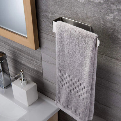 Towel Rack Non-punched Towel Rack Bathroom Rack Self-adhesive Bathroom Kitchen Towel Hand Towel Rack Household Items