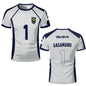 2026 Summer New Men's Blue Lock Anime Football Shirt T-shirt Women's Round Neck Sports Top Casual Short Sleeve T-shirt