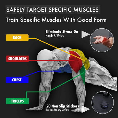 Push-up Plate Men's Practice Pectoral Muscle Multi-functional Bracket Push-up Auxiliary Artifact Home Fitness Equipment