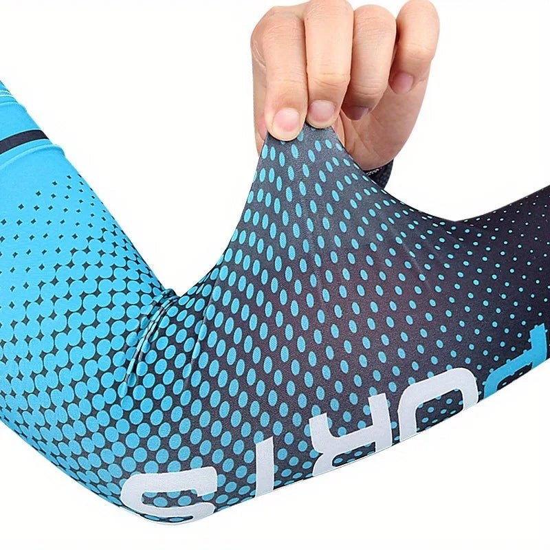 UV protection arm cooling sleeve for sports - stay cool and protected while running, fishing, cycling