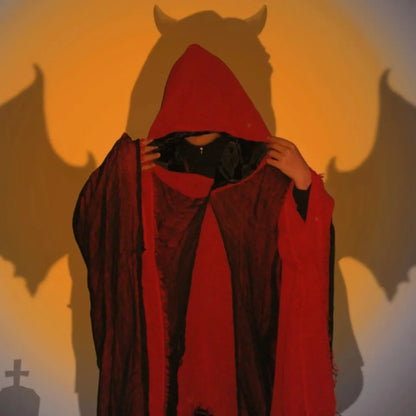 Witch Costumes Halloween Adult Cloak Vampire Hooded Cosplay Costume Cloak Scary Grim Reaper Dress Up Prank Horror Costume Props