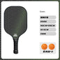 (1pcs) Cheap Fiberglass Pickleball Racket PP Honeycomb Core Pickle Ball Paddle With 2 Balls