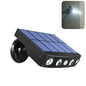 Powerful 4 LED Solar Security Lights Outdoor Decor Sensor Motion 3 Modes Street Waterproof Lamp Wall Night Work Light for Garden