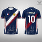 France Flag Printed T-shirt 2026 Summer Men Quick Dry Soccer Jersey Unisex Streetwear Casual Sports Short Sleeve Tee Fans Gift